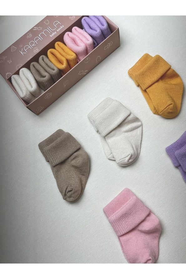 Karamila 5-Piece Baby Bamboo Socks Set