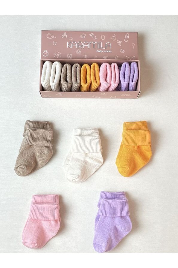 Karamila 5-Piece Baby Bamboo Socks Set