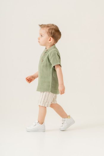 JNF Kids Boys' Baby and Toddler Side-Button 2-Piece Set