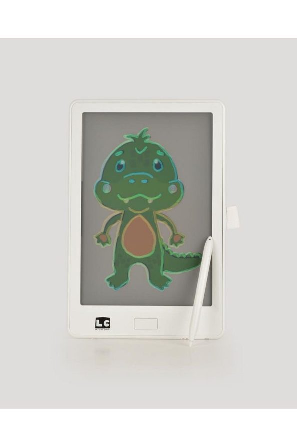Let's Be Child 10 Inch Transparent LCD Digital Drawing Tablet - White