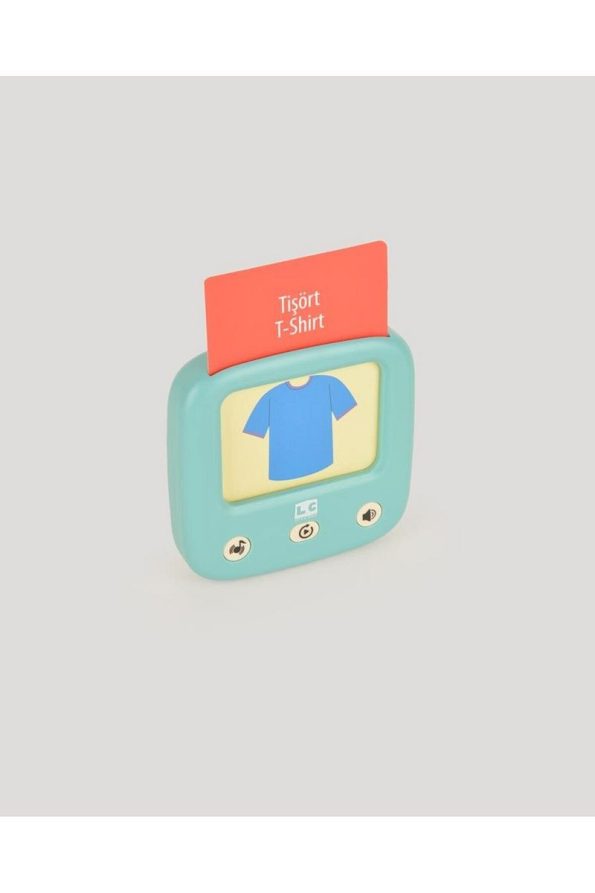 Let's Be Child Educational Turkish-English Talking Flash Cards - Blue