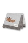 Battani.Co Knit Baby Blanket for Boys and Girls - Gray Deer 85cm x 85cm