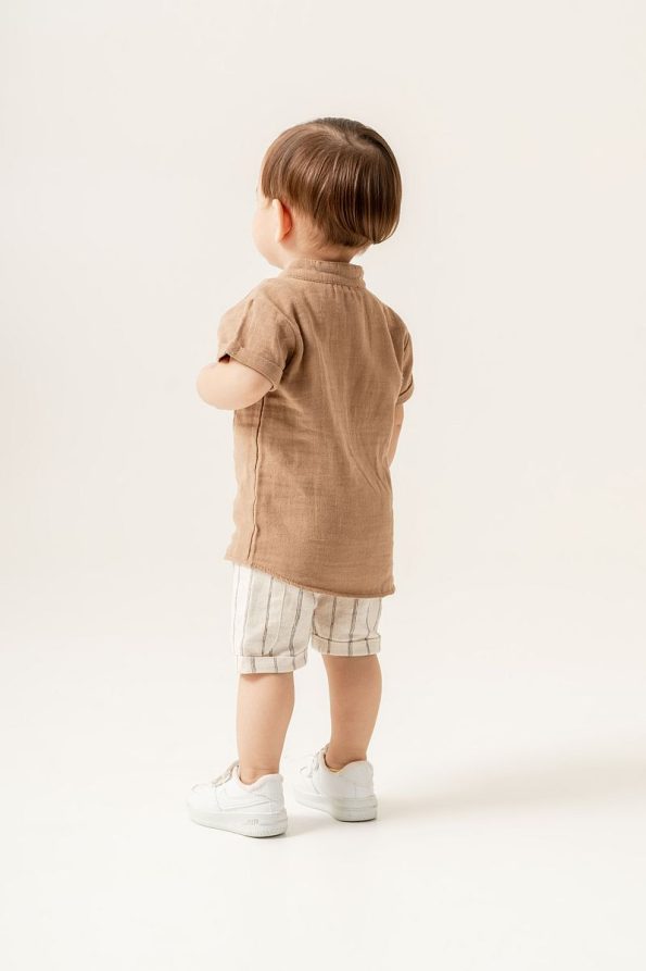 JNF Kids Boys' Side-Button Two-Piece Baby Set