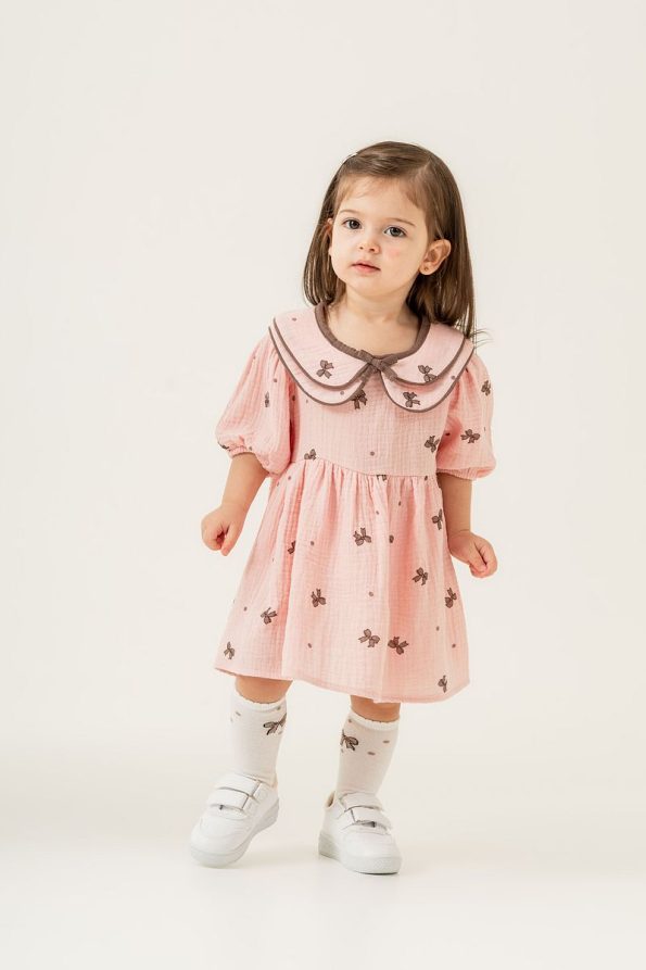 JNF Kids Girls Summer Dress with Bow