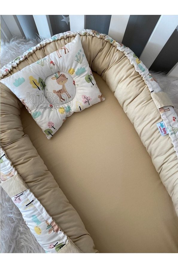 Jaju Baby Luxe Design Fawn Baby Nest 2-Piece Set