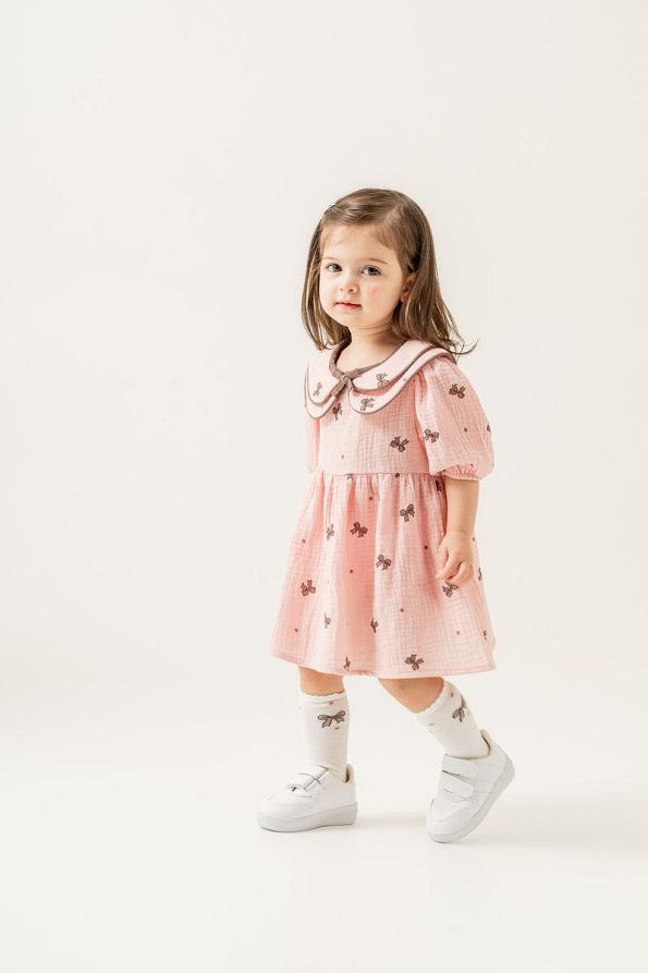 JNF Kids Girls Summer Dress with Bow