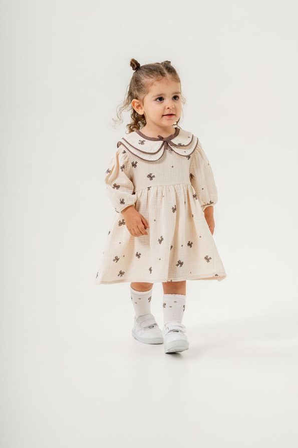 JNF Kids Summer Dress with Bow for Girls