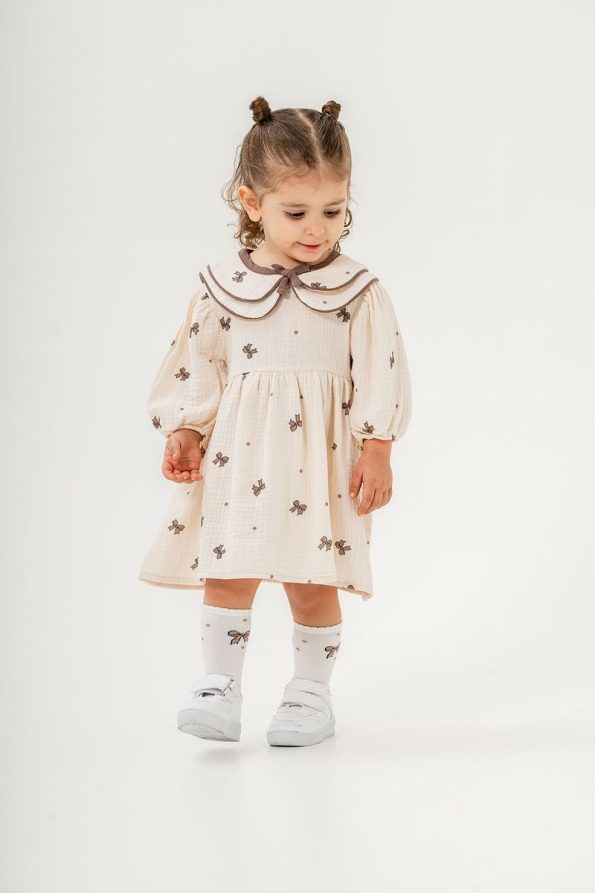 JNF Kids Summer Dress with Bow for Girls