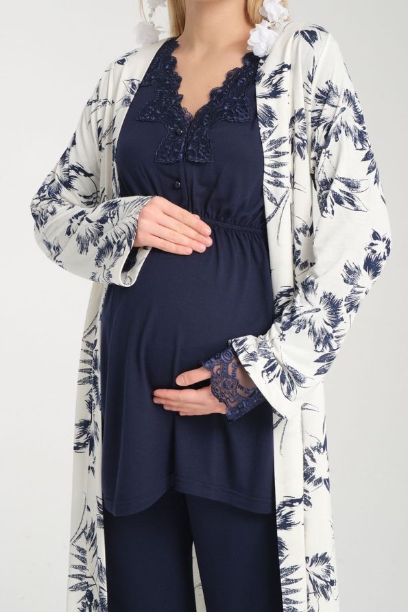Effortt Venera Elegant Maternity Pajama Set for New Moms