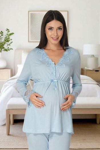Effortt Venera Maternity Elegant Pajama Set