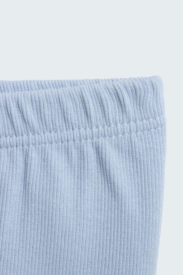 Morshey Blue Natural Cotton Kids Leggings for Ages 1-5