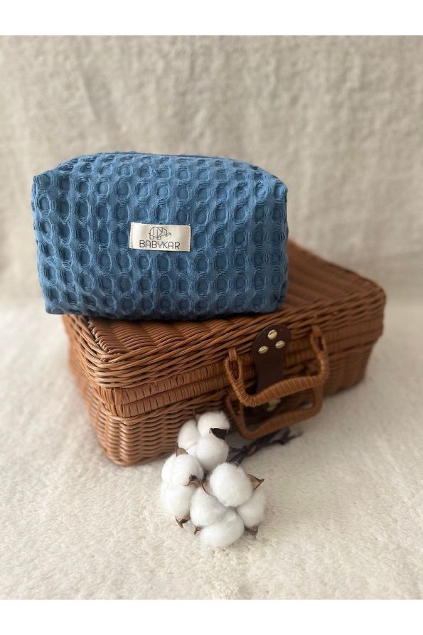 BabyKAR Mother and Baby Care Bag, Cosmetic Bag and Organizer - Waffle