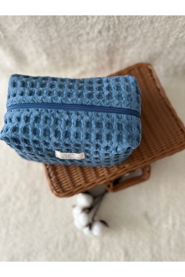 BabyKAR Mother and Baby Care Bag, Cosmetic Bag and Organizer - Waffle