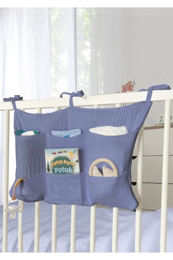 Joyous Mom Kids Crib Side Organizer with 6 Pockets