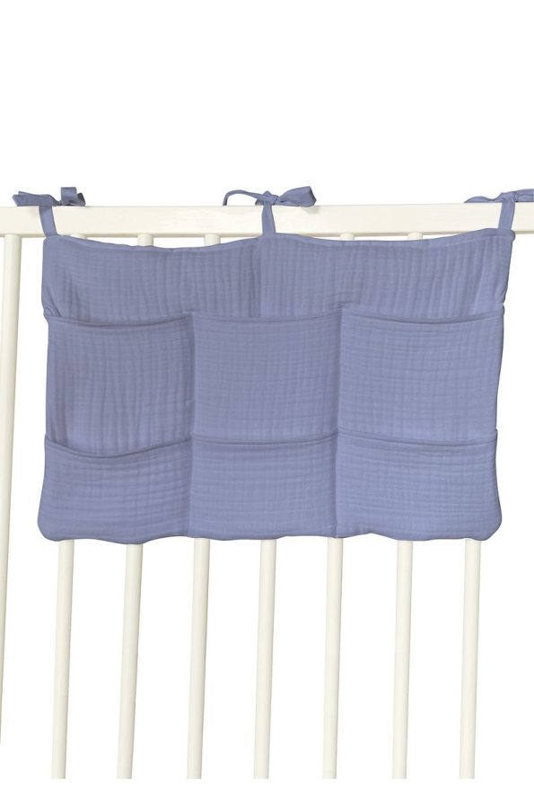 Joyous Mom Kids Crib Side Organizer with 6 Pockets
