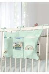 Joyous Mom Kids Crib Side Organizer with 6 Pockets