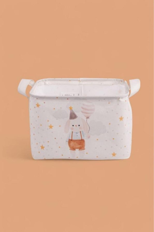 Flora Rabbit Patterned Rectangular Baby and Kids Room Organizer