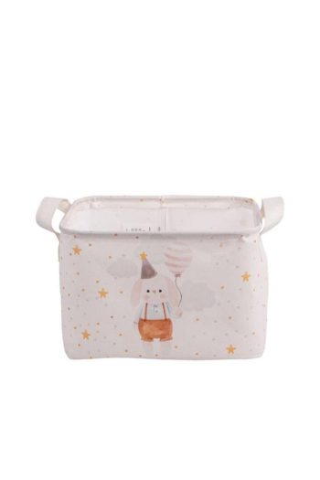 Flora Rabbit Patterned Rectangular Baby and Kids Room Organizer