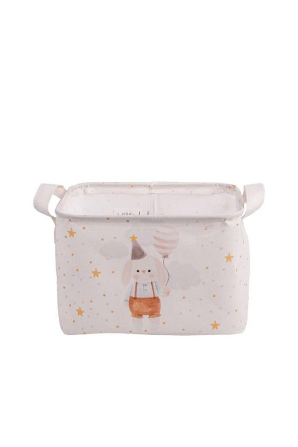 Flora Rabbit Patterned Rectangular Baby and Kids Room Organizer