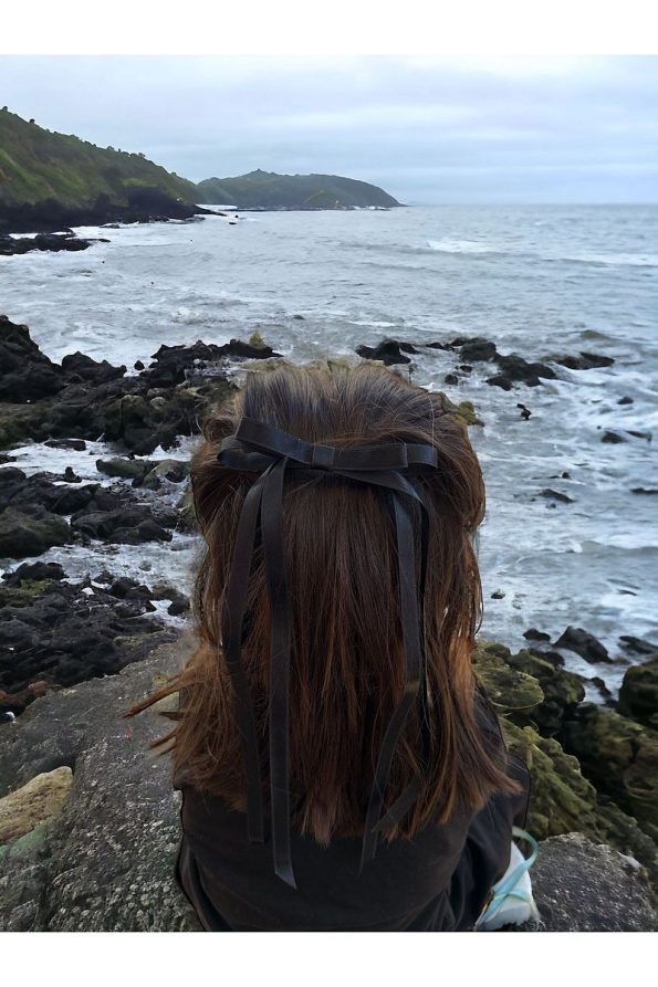 Melo Fine Satin Ribbon Hair Clip
