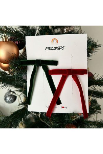 Melo Velvet New Year Hair Clip