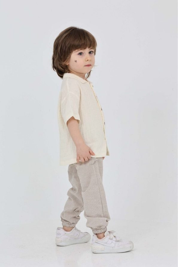 yns Coolstar Summer Muslin Shirt and Cotton Pants Set