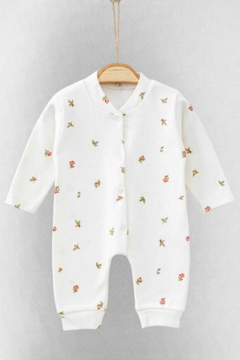 Dynamic Kids Girls Baby Tulip Printed Snap Newborn Bodysuit 100% Cotton Stretchy 1-3-6 Months