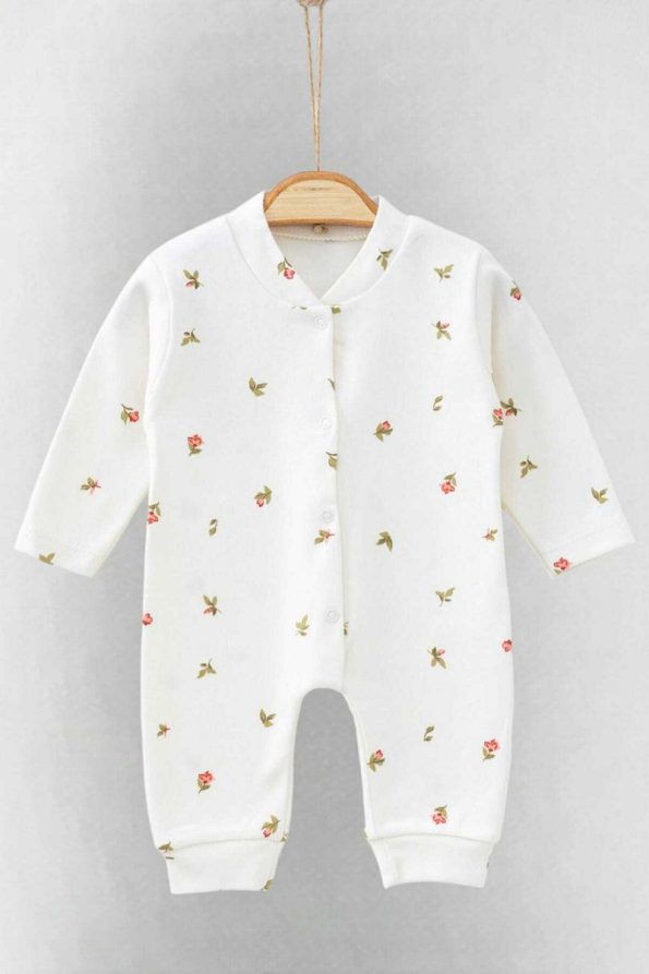 Dynamic Kids Girls Baby Tulip Printed Snap Newborn Bodysuit 100% Cotton Stretchy 1-3-6 Months