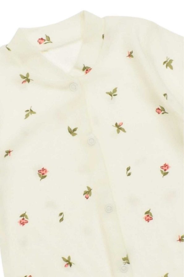 Dynamic Kids Girls Baby Tulip Printed Snap Newborn Bodysuit 100% Cotton Stretchy 1-3-6 Months