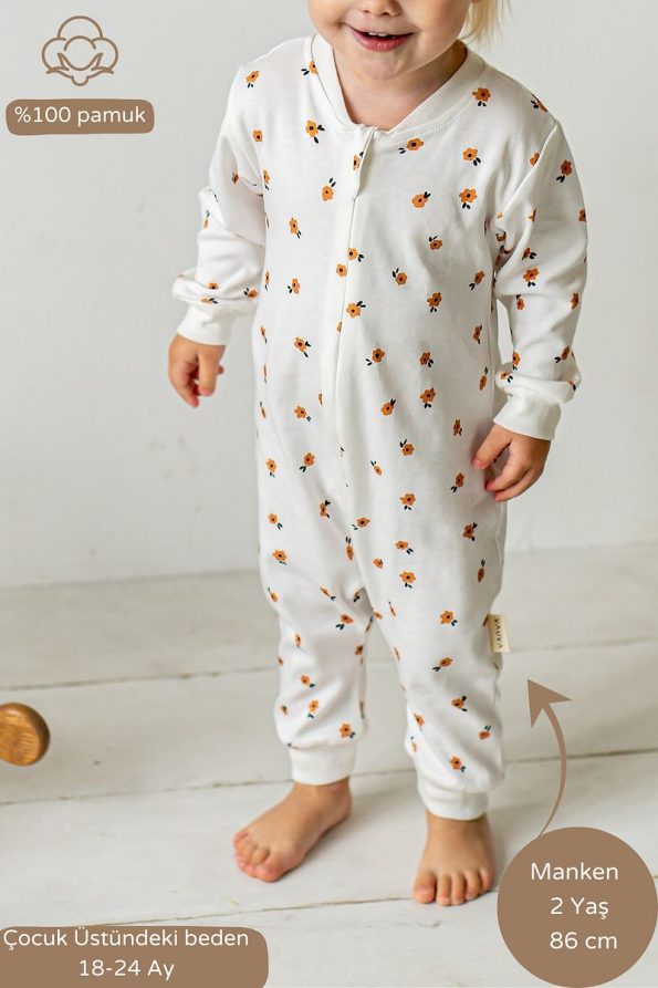 Vauva Baby Kids Unisex Printed Long Sleeve Bodysuit