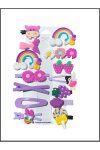 Batu Clothing Girls' Baby and Kids Hair Clip Set Purple