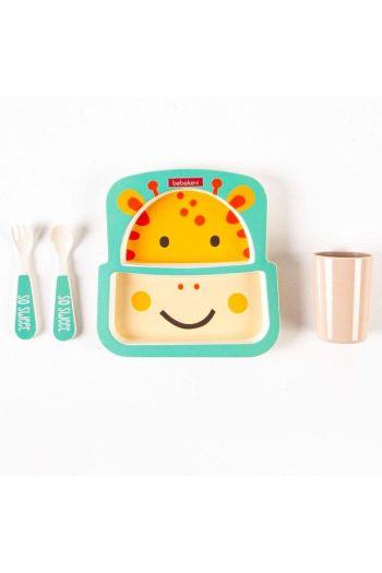 Lullabee Melamine 2-Compartment Baby Feeding Set