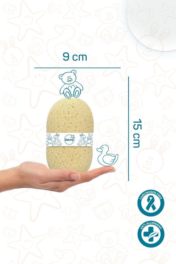Balmy 2-Pack Baby Bath Sponge