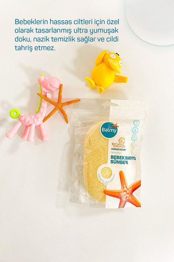 Balmy 2-Pack Baby Bath Sponge