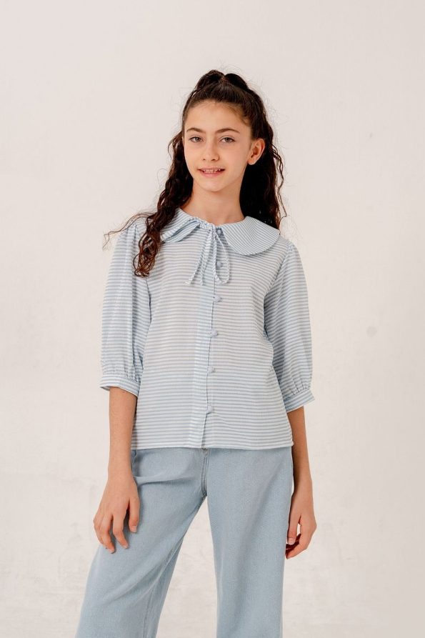Girls' Baby Collar Shirt