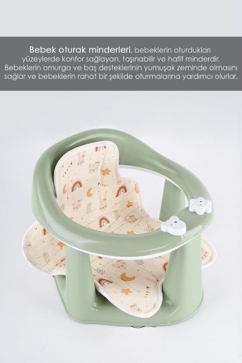 Meleni Baby Star Shaped Baby Seat Cushion - Washable Baby Seat Pad
