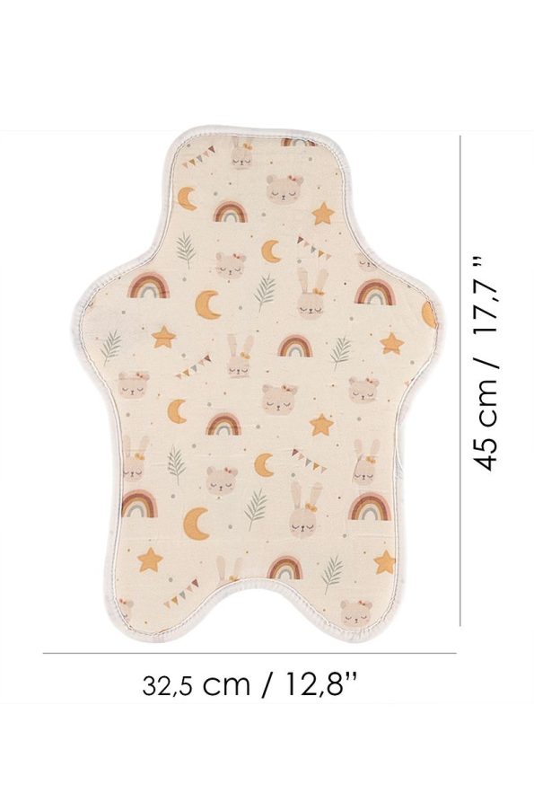 Meleni Baby Star Shaped Baby Seat Cushion - Washable Baby Seat Pad