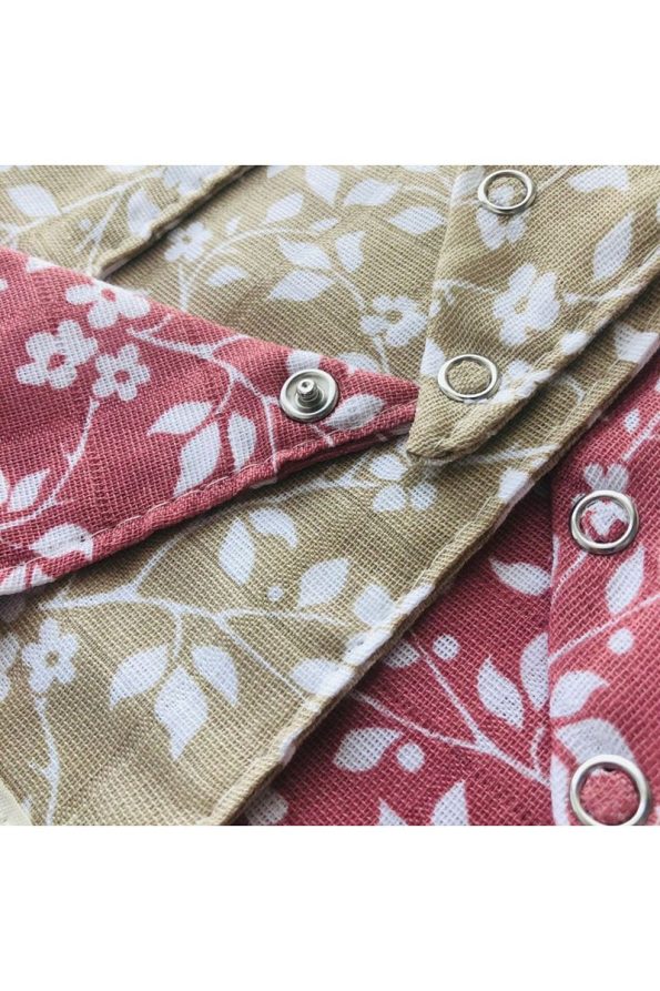 100% Cotton Certified Baby Muslin Bibs and Scarves Set