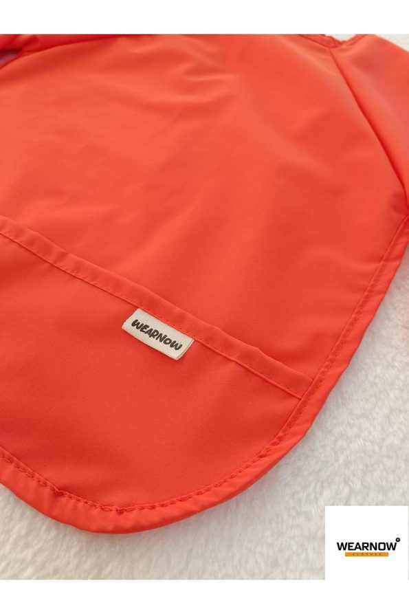 Wearnow Baby Liquid-Proof Orange Feeding and Activity Bib