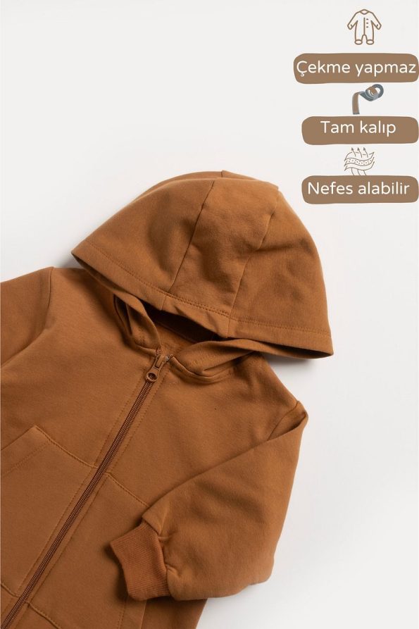 Vauva Unisex Baby Hooded Jumpsuit