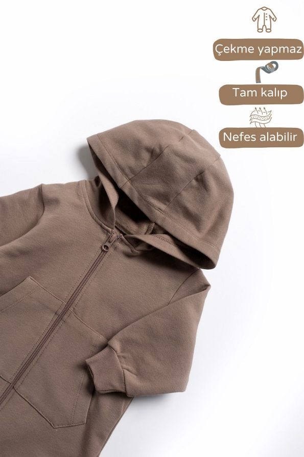 Vauva Unisex Baby Toddler Long Sleeve Seasonal Hooded Romper