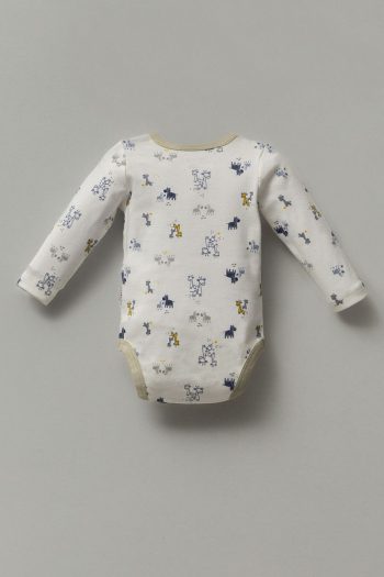 Mother Love Long Sleeve Baby Bodysuit 100% Cotton