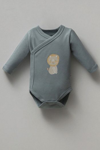 Mother Love Lion Bamboo & Cotton Long Sleeve Bodysuit