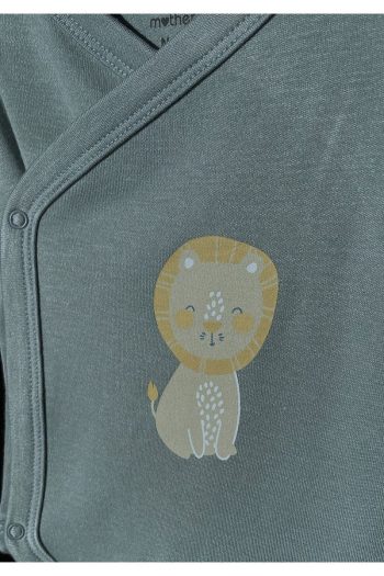 Mother Love Lion Bamboo & Cotton Long Sleeve Bodysuit