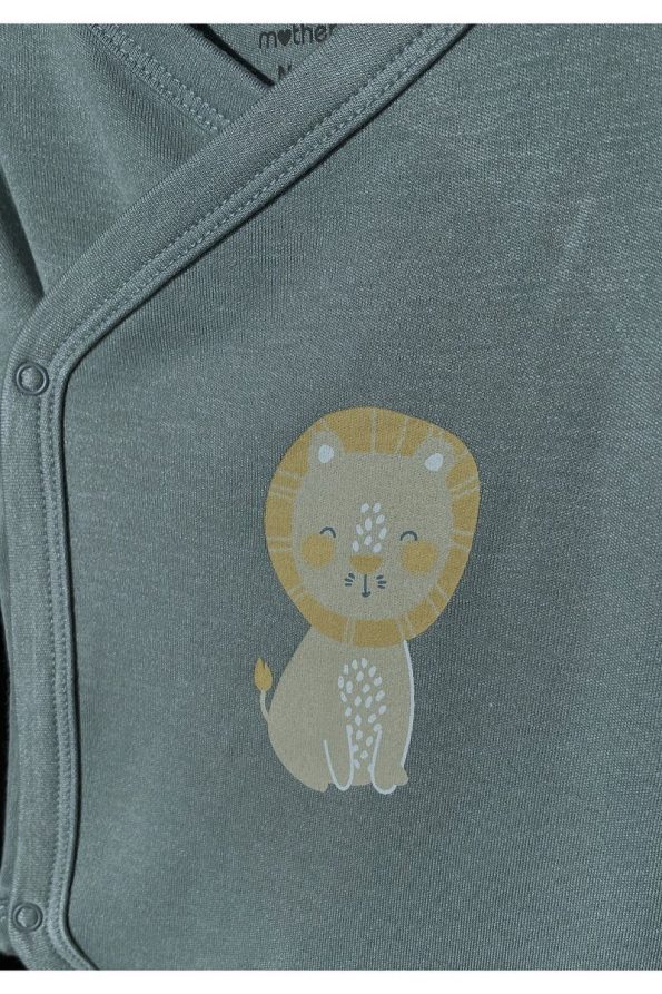 Mother Love Lion Bamboo & Cotton Long Sleeve Bodysuit