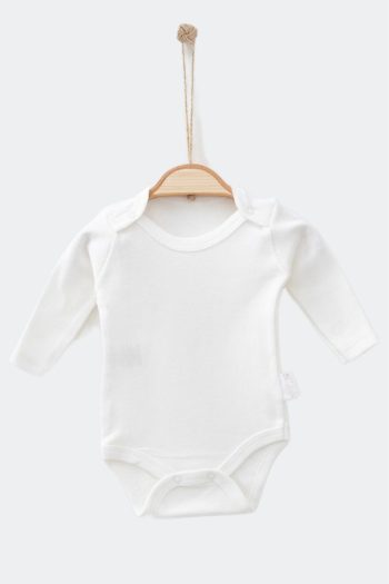 Bamoola 100% Organic Cotton Boys' Long Sleeve Bodysuit Set - Blue, Yellow, White