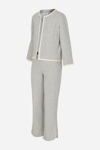 Augie Leauphant Mint Green Tweed Set