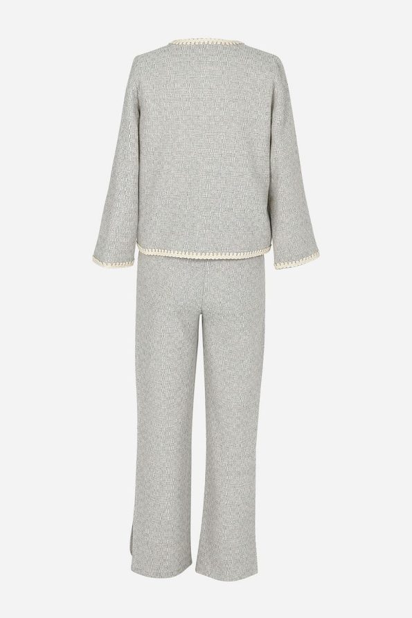 Augie Leauphant Mint Green Tweed Set