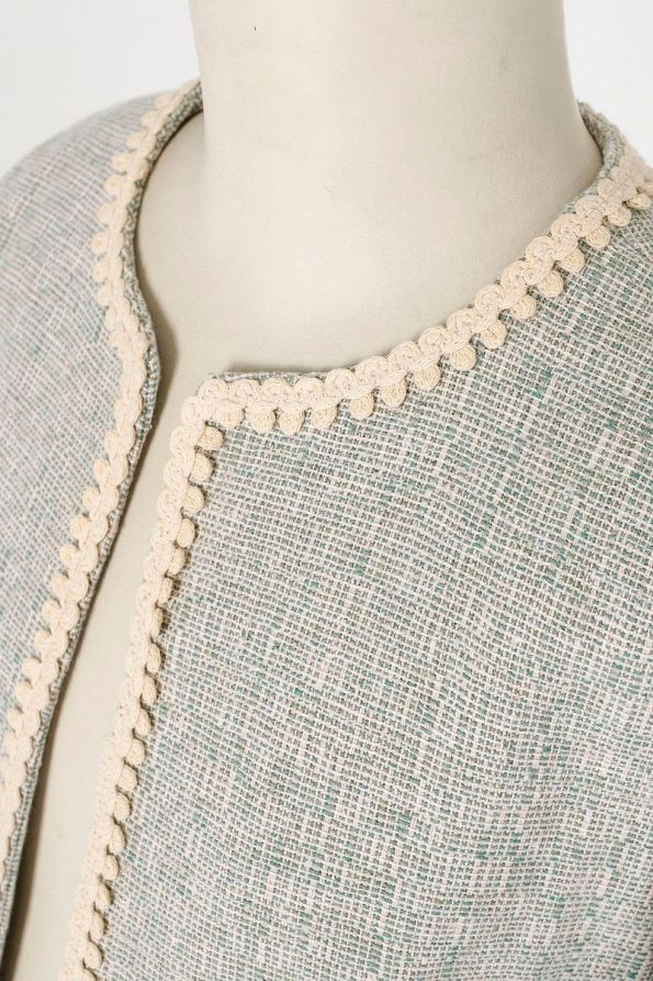 Augie Leauphant Mint Green Tweed Set