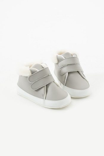 Yummy Kids Unisex Non-Slip Plush First Steps Booties